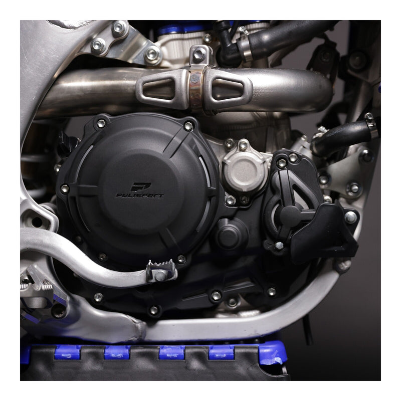 Load image into Gallery viewer, Poli Clutch &amp; Ignition Cover Protector Kit YZ450F &#39;23 - Black
