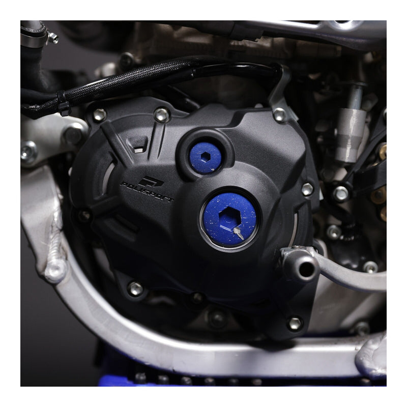 Load image into Gallery viewer, Poli Clutch &amp; Ignition Cover Protector Kit YZ450F &#39;23 - Black

