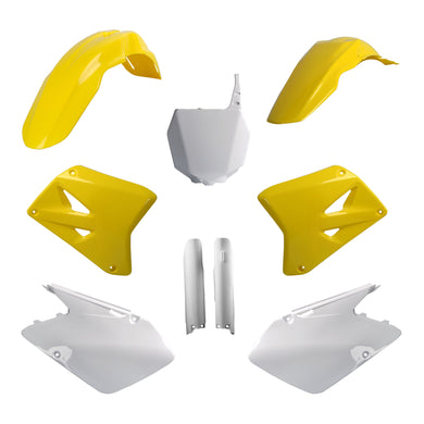 Polisport Full Kit Suzuki RM125/250 ('07-'08) - OEM Yellow / White