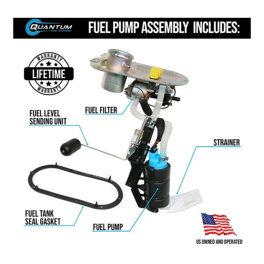 Quantum In-Tank EFI OEM Replacement Fuel Pump with Assembly