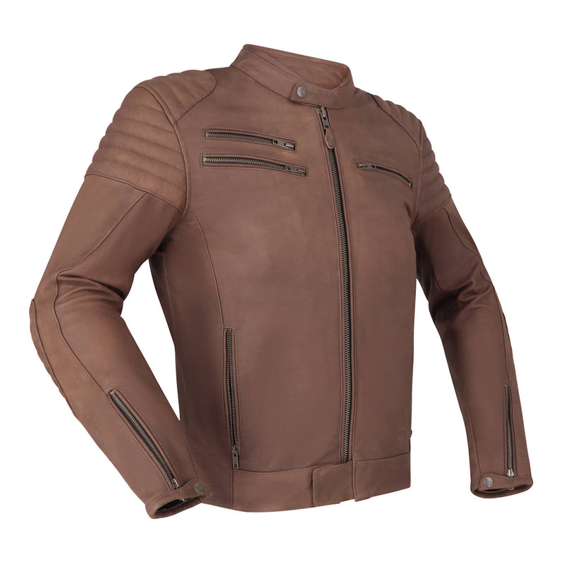 Load image into Gallery viewer, Richa Charleston Leather Jacket - Mahogany Brown
