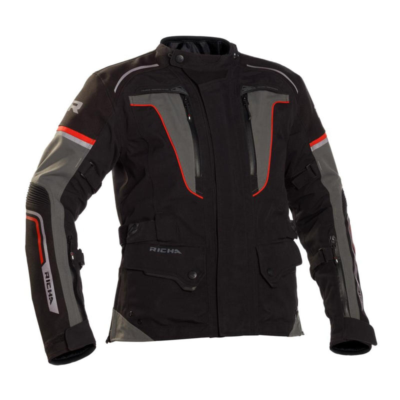 Load image into Gallery viewer, Richa Infinity 2 Pro Women's Jacket - Black / Grey / Red
