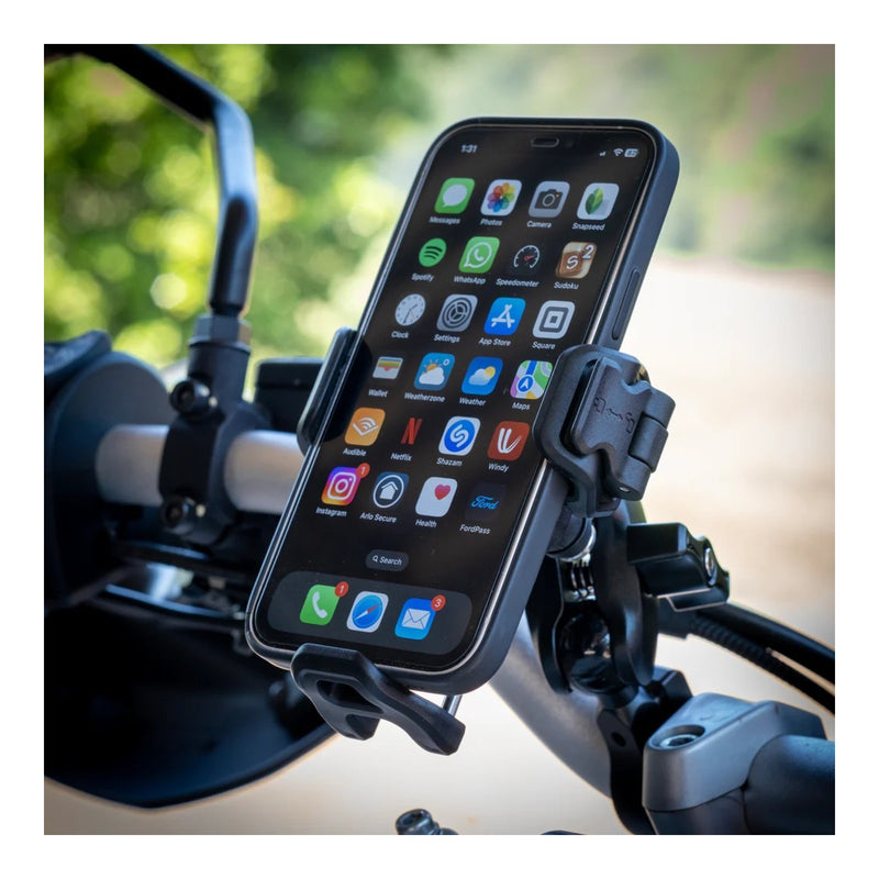 Load image into Gallery viewer, Rocky Creek Motoplug Phone Holder &amp; Charger - Wireless &amp; USB-C
