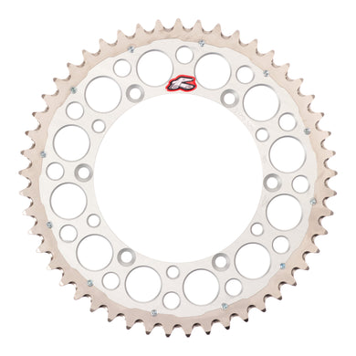Renthal Sprocket Twinring Silver 48T Bi-Metal Grooved
