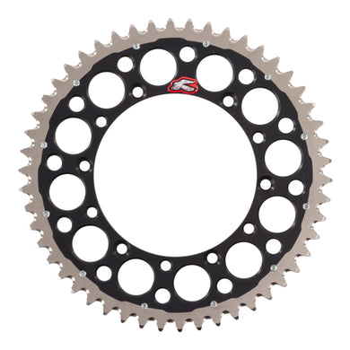 Renthal Sprocket Twinring Black 50T Bi-Metal Grooved