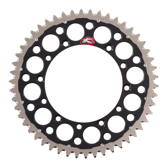 Renthal Sprocket Twinring Black 50T Bi-Metal Grooved