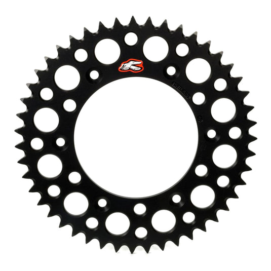 Renthal Sprocket Rear Black 49T Alloy 7075 T6 Grooved