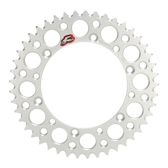 Renthal Sprocket Rear Silver 50T Alloy 7075 T6 Grooved