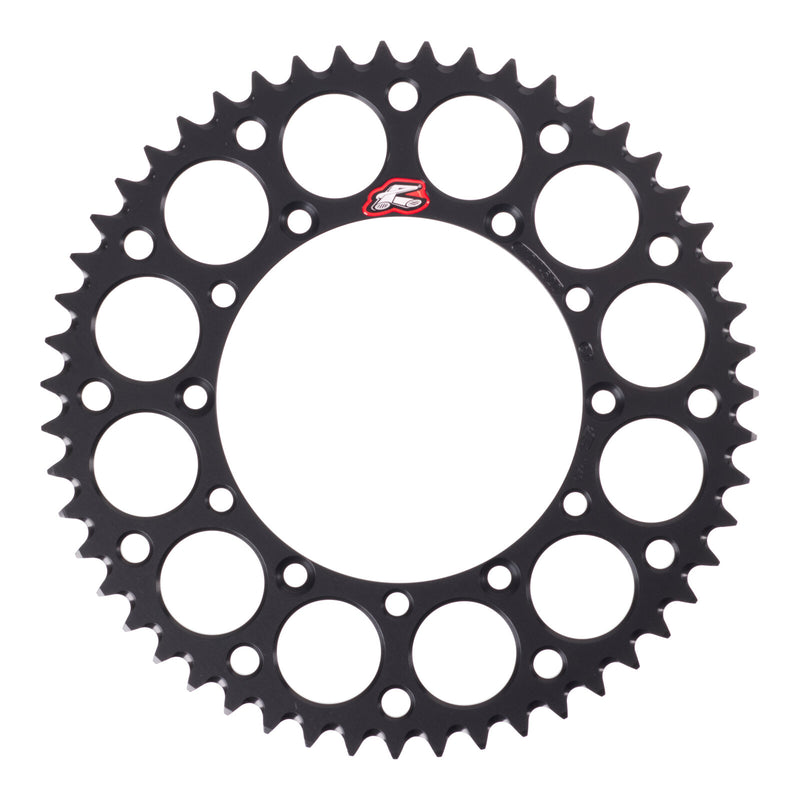 Load image into Gallery viewer, Renthal Sprocket Rear Black 51T Alloy 7075 T6 Grooved
