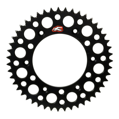 Renthal Sprocket Rear Black 54T Alloy 7075 T6 Grooved