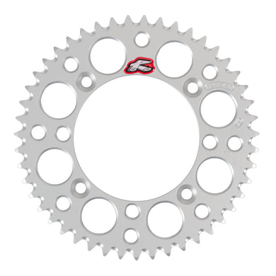 Renthal Sprocket Rear Silver 47T Alloy 7075 T6 Grooved