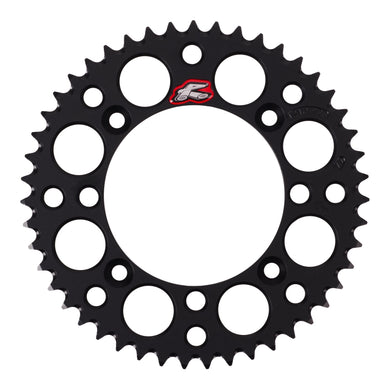 Renthal Sprocket Rear Black 47T Alloy 7075 T6 Grooved