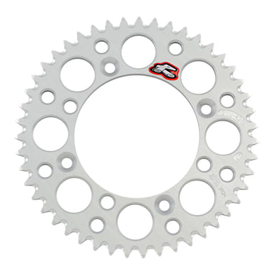 Renthal Sprocket Rear Silver 52T Alloy 7075 T6 Grooved