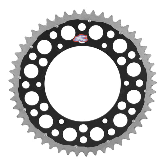 Renthal Sprocket Twinring Black 49T Bi-Metal Grooved Packaged