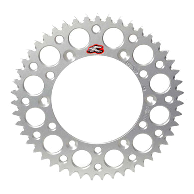 Renthal Rear Sprocket Silver 7075 Alloy T6 Grooved - Silver [Suzuki]