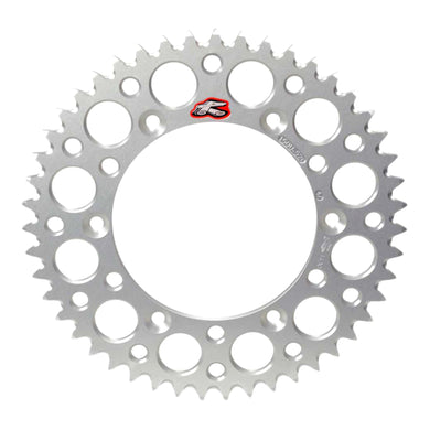Renthal Sprocket Rear Silver 50T Alloy 7075 T6 Grooved Suzuki