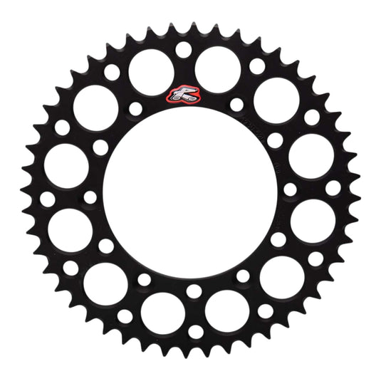 Renthal Sprocket Rear Black 51T Alloy 7075 T6 Grooved Suzuki