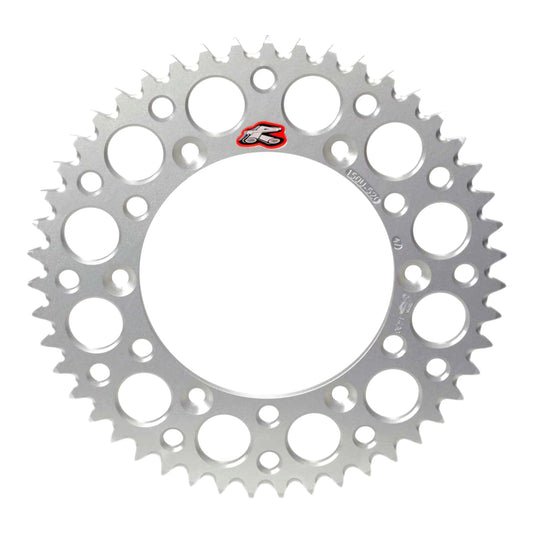 Renthal Sprocket Rear Silver 52T Alloy 7075 T6 Grooved Suzuki