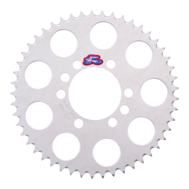 Load image into Gallery viewer, Renthal Rear Sprocket 7075 Alloy T6 Grooved - Silver [Yamaha]

