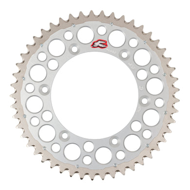 Renthal Sprocket Twinring Silver 49T Bi-Metal Grooved