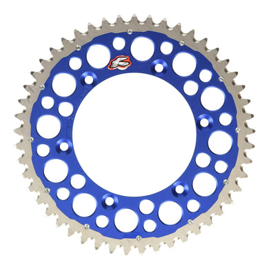 Renthal Sprocket Twinring Blue 49T Bi-Metal Grooved Packaged