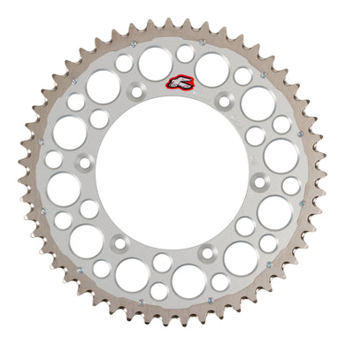 Renthal Sprocket Twinring Silver 51T Bi-Metal Grooved