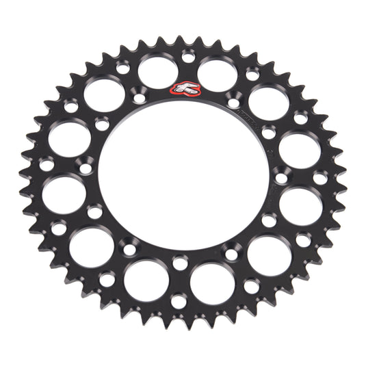 Renthal Sprocket Rear Black 48T Alloy 7075 T6 Grooved