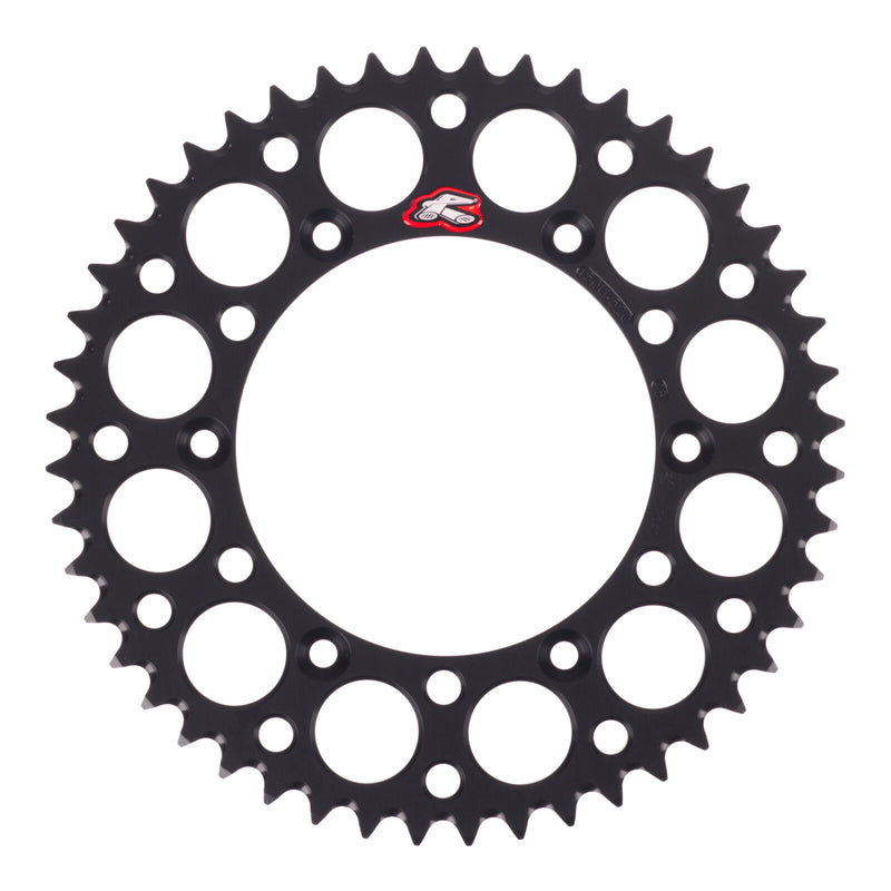 Load image into Gallery viewer, Renthal Sprocket Rear Black 48T Alloy 7075 T6 Grooved
