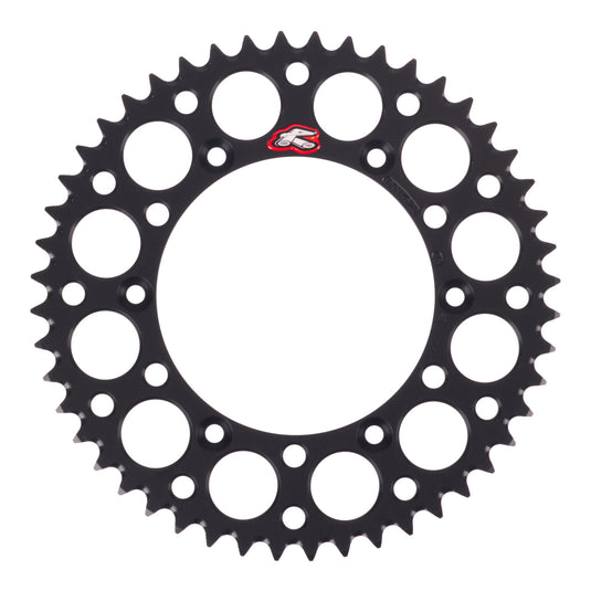 Renthal Sprocket Rear Black 48T Alloy 7075 T6 Grooved