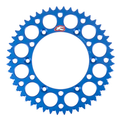Renthal Sprocket Rear Blue 48T Alloy 7075 T6 Grooved