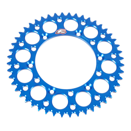Renthal Sprocket Rear Blue 48T Alloy 7075 T6 Grooved