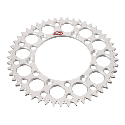 Renthal Sprocket Rear Silver 49T Alloy 7075 T6 Grooved