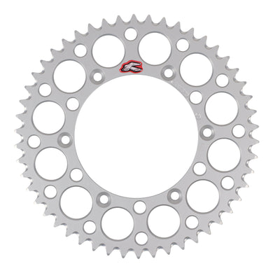 Renthal Sprocket Rear Silver 50T Alloy 7075 T6 Grooved