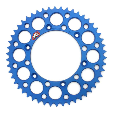 Renthal Sprocket Rear Blue 50T Alloy 7075 T6 Grooved