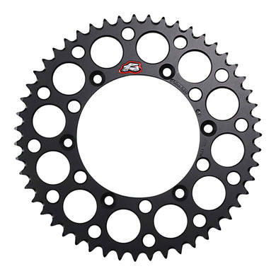 Renthal Sprocket Rear Black 52t Alloy 7075 T6 Grooved