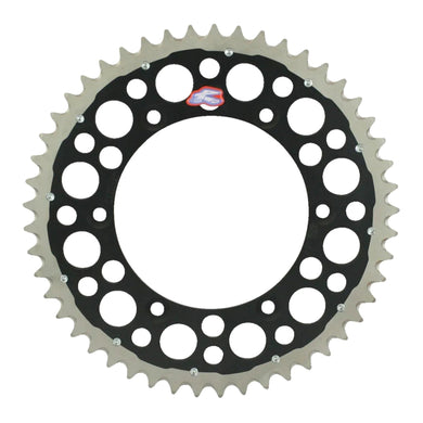 Renthal Sprocket Twinring Black 48T Bi-Metal Grooved Packaged