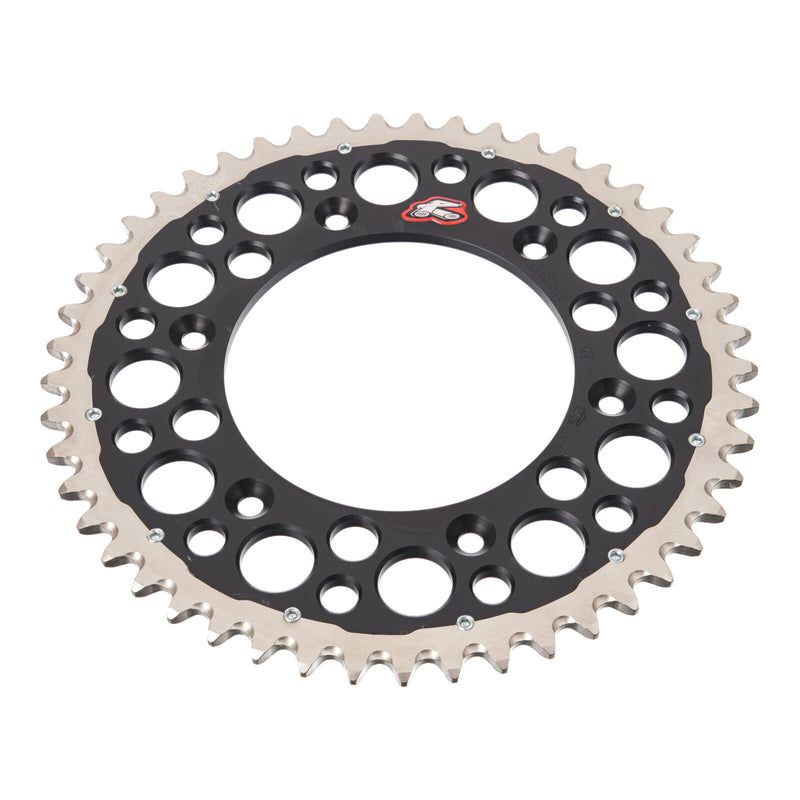 Load image into Gallery viewer, Renthal Sprocket Twinring Black 49T Bi-Metal Grooved
