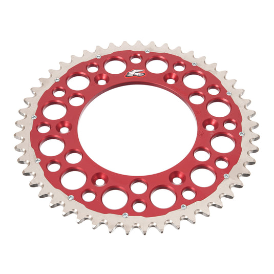 Renthal Sprocket Twinring Red 49T Bi-Metal Grooved