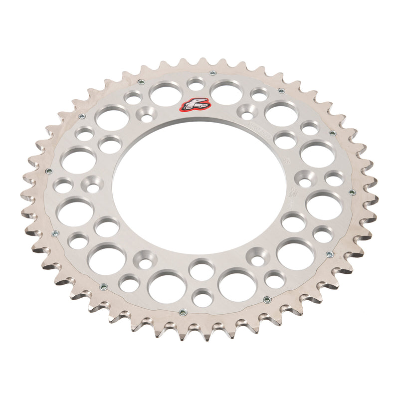 Load image into Gallery viewer, Renthal Sprocket Twinring Silver 49T Bi-Metal Grooved

