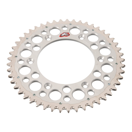 Renthal Sprocket Twinring Silver 49T Bi-Metal Grooved