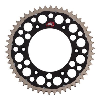Renthal Sprocket Twinring Black 50T Bi-Metal Grooved