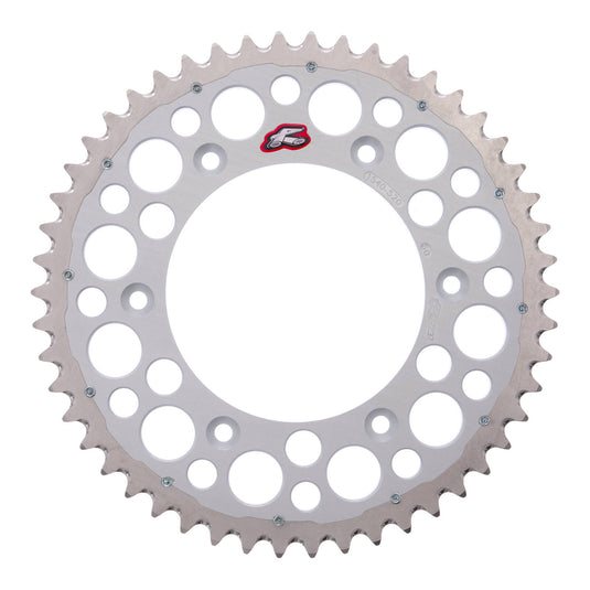 Renthal Sprocket Twinring Silver 50T Bi-metal Grooved