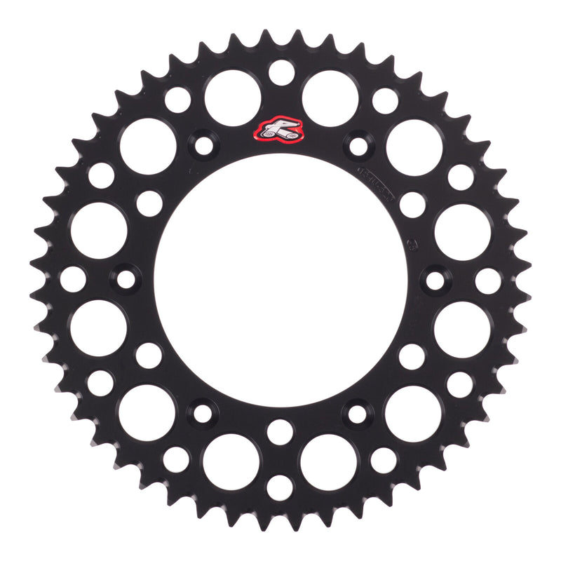Load image into Gallery viewer, Renthal Sprocket Rear Black 48T Alloy 7075 T6 Grooved
