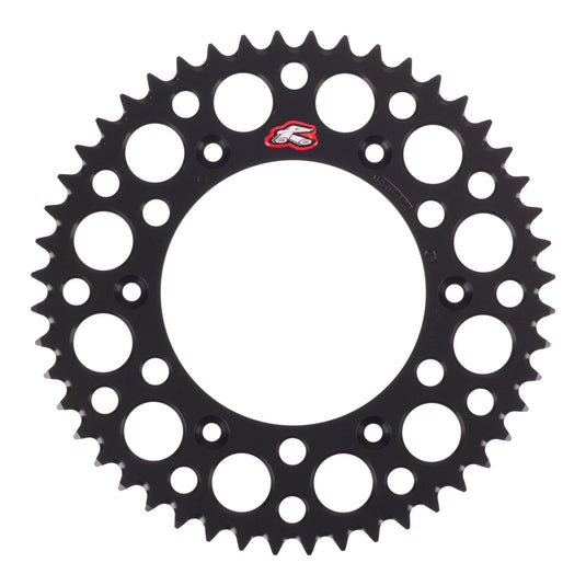 Renthal Sprocket Rear Black 48T Alloy 7075 T6 Grooved