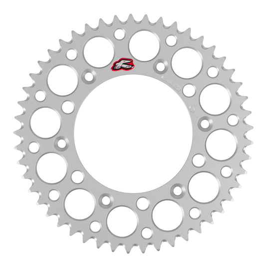 Renthal Sprocket Rear Silver 49T Alloy 7075 T6 Grooved Honda