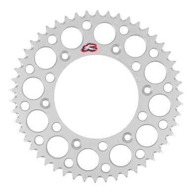 Renthal Sprocket Rear Silver 50T Alloy 7075 T6 Grooved Honda