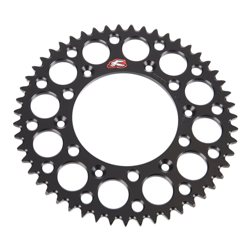 Load image into Gallery viewer, Renthal Sprocket Rear Black 51T Alloy 7075 T6 Grooved
