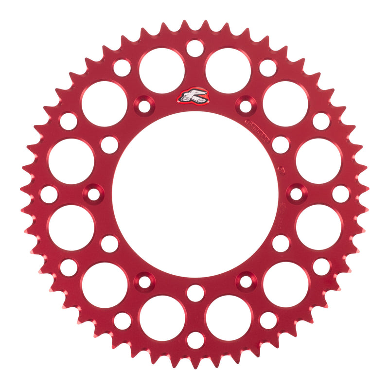 Load image into Gallery viewer, Renthal Sprocket Rear Red 51T Alloy 7075 T6 Grooved
