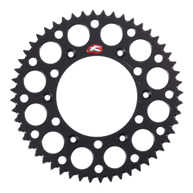 Renthal Sprocket Rear Black 52T Alloy 7075 T6 Grooved