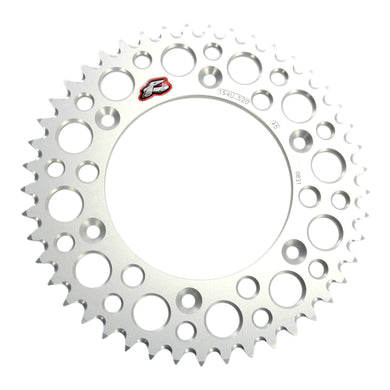 Renthal Sprocket Rear Silver 54T Alloy 7075 T6 Grooved Honda